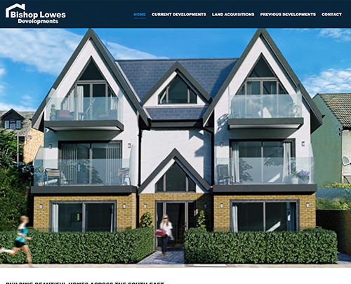 Bishop Lowes Property Development, Paperback Designs Website Portfolio
