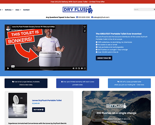 Dry Flush Portable Toilet, Paperback Designs Website Portfolio